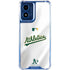 MLB Oakland Athletics Home Jersey Moto G 5G (2024) Clear Case